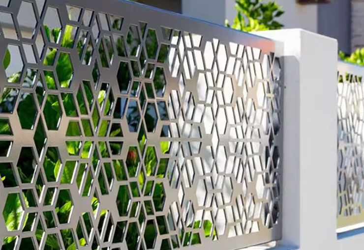 Laser Cut Aluminum Screen/ Room Divider