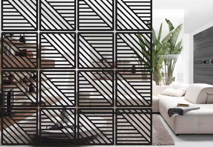 Laser Cut Aluminum Screen/ Room Divider